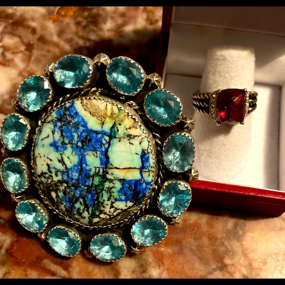 💚Native American Made Ring 7.5 - Picture 3 of 7